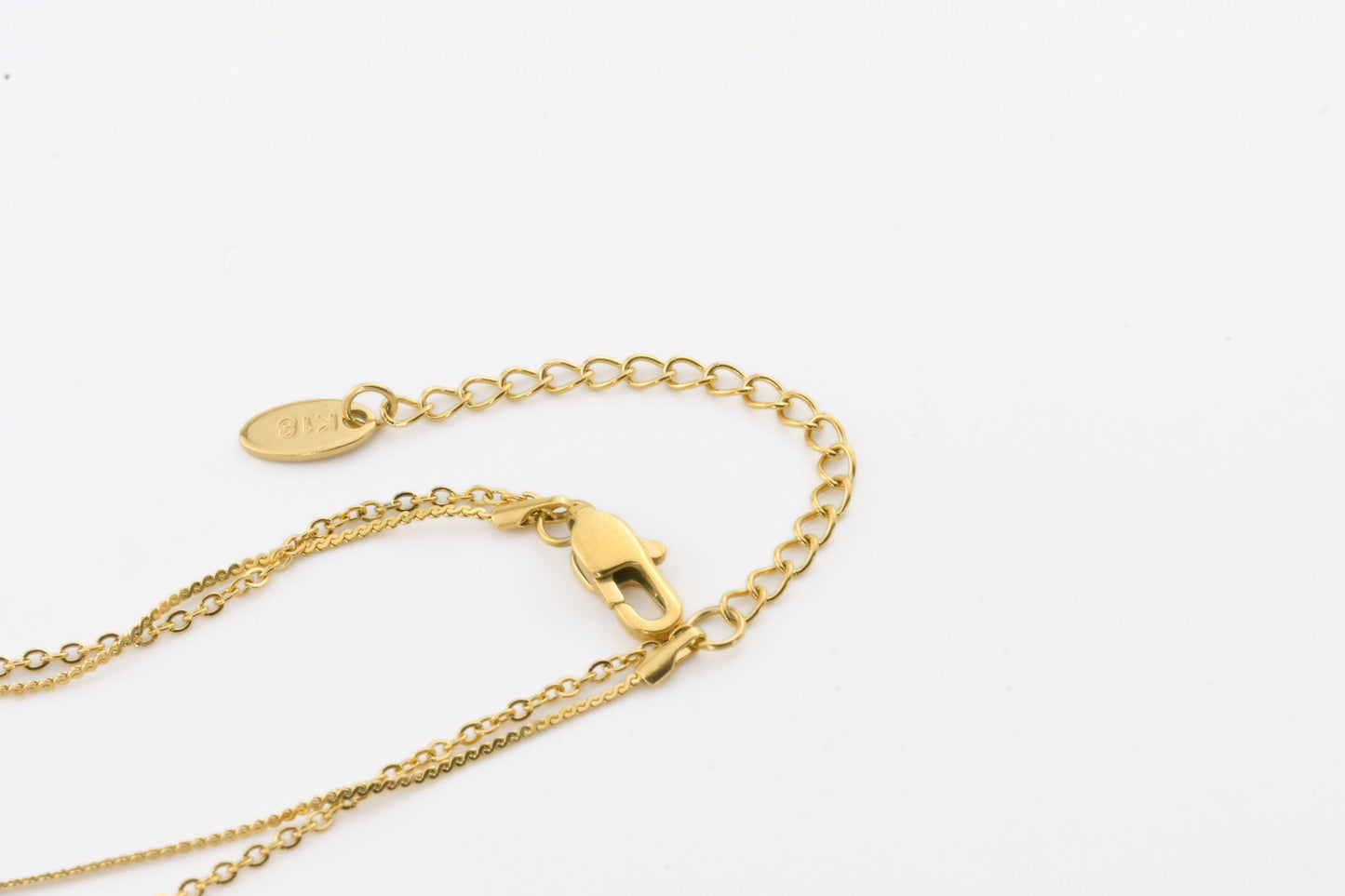 Dainty CZ Anklet - 18k Gold Diamond Ankle Bracelet