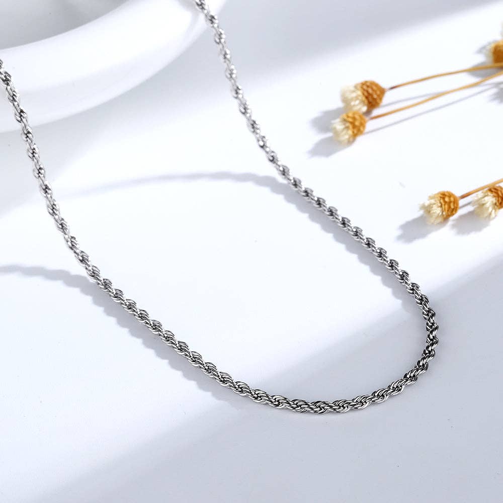 Italian Silver Rope Chain