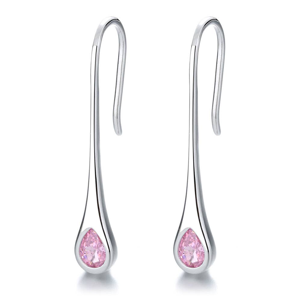 Silver Pull-through Earrings