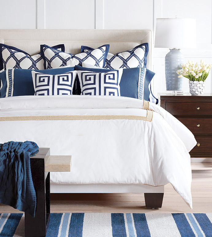 Brentwood Jute Border Duvet Cover