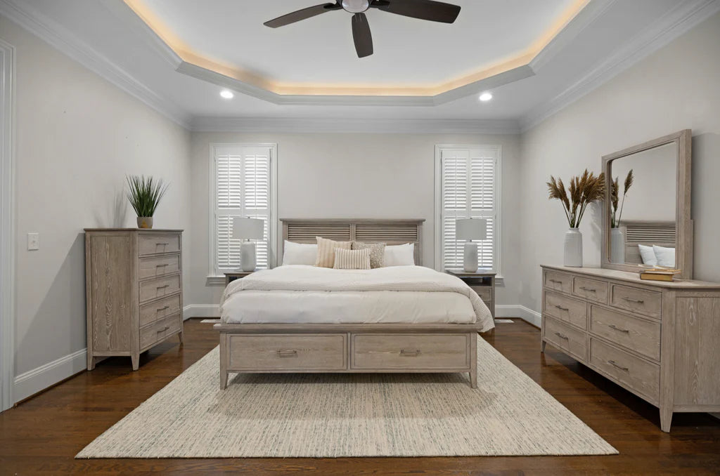 Lineage Collections Cape May Storage Bed Queen