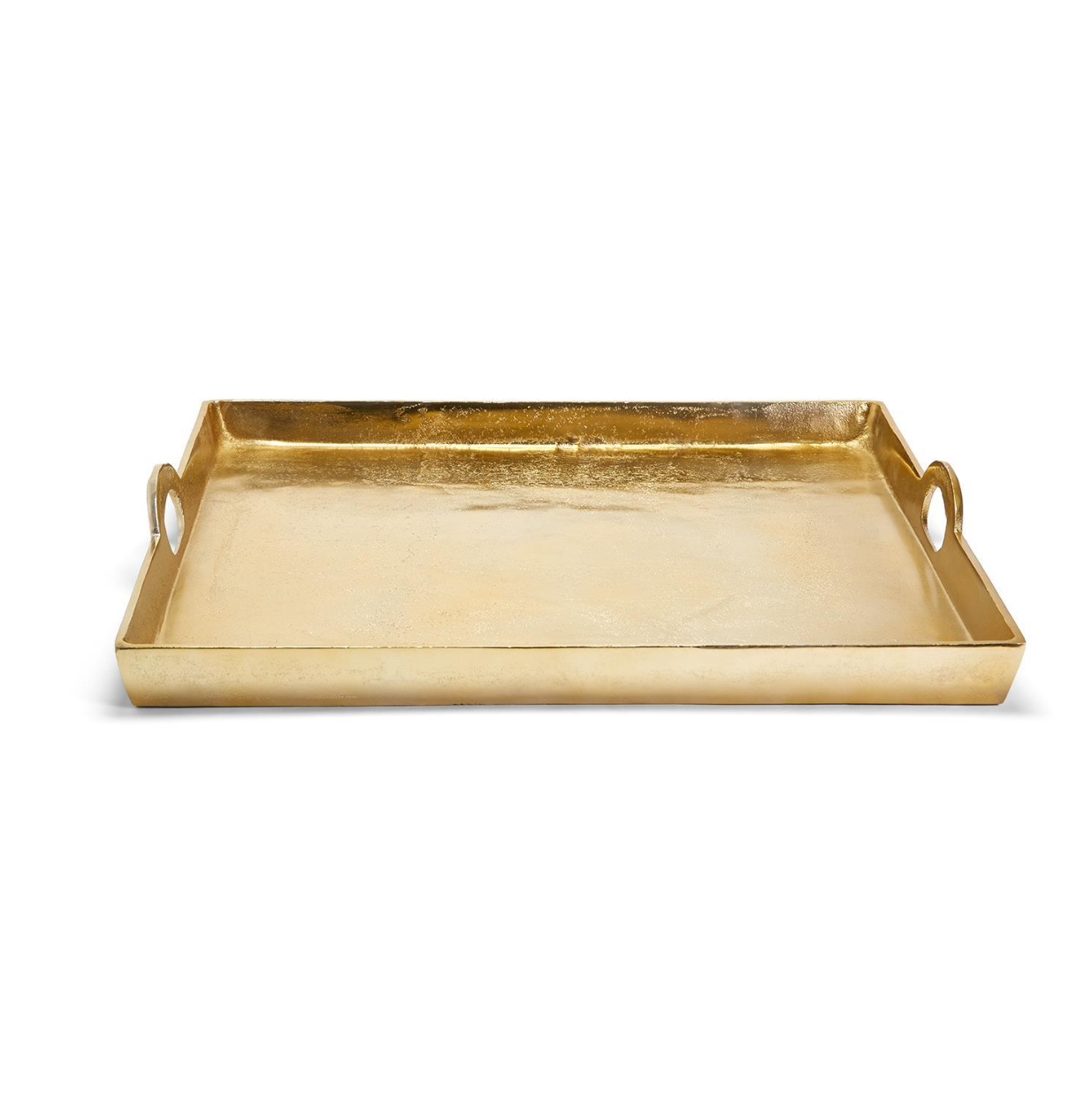 Hotel De Ville Gold Decorative Square Tray