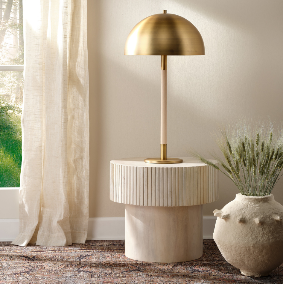 Notch Round Side Table