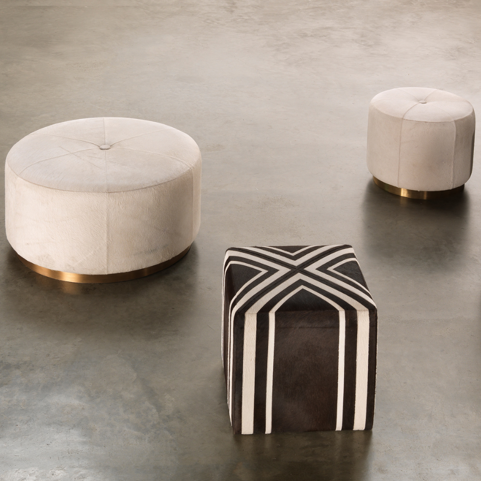 Thackeray Round Pouf, Small