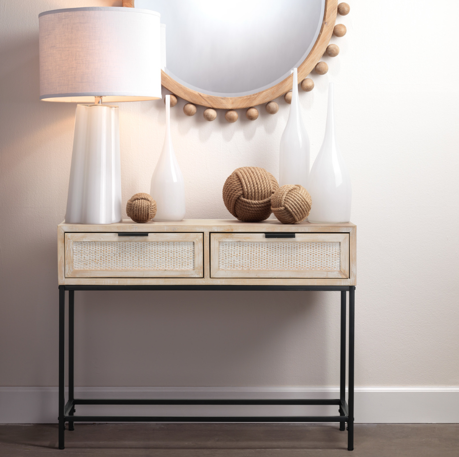 Reed Console Table