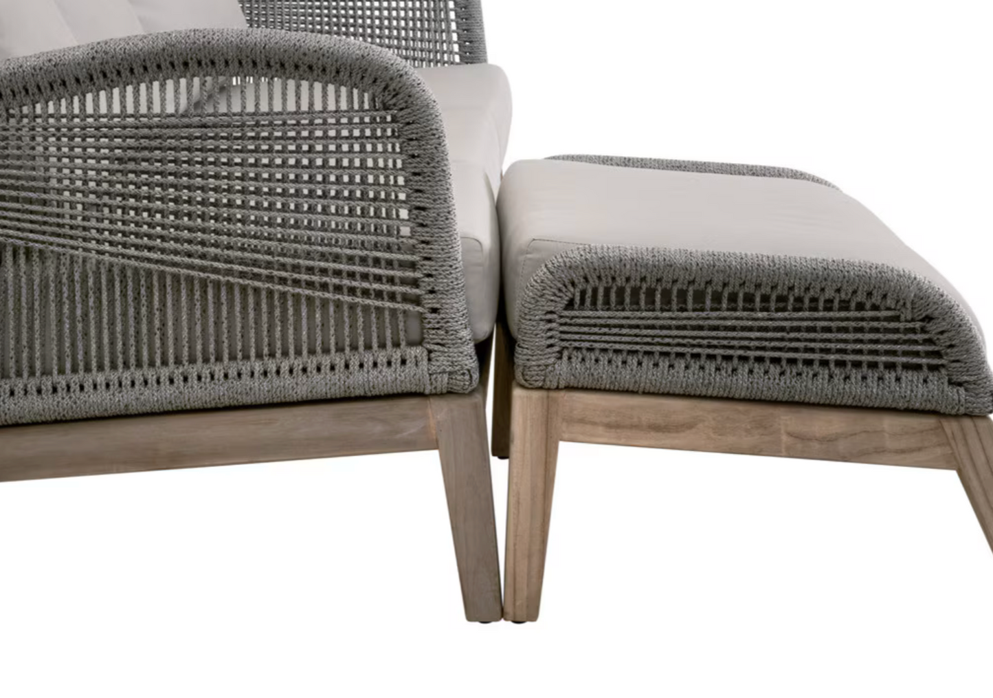 Essentials For Living Loom Outdoor 79" Sofa & Footstool