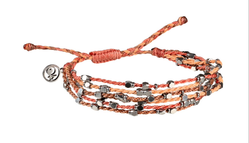4ocean Pacifico Bracelet- Coral Multi