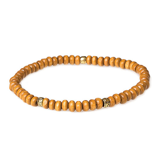 Wood Bead Bracelet
