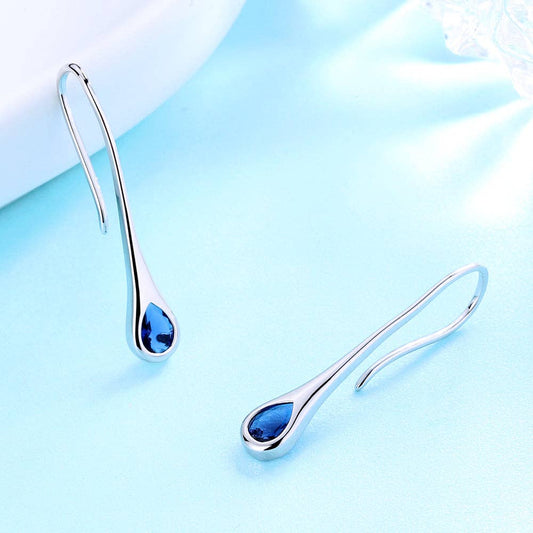 Silver Pull-through Earrings