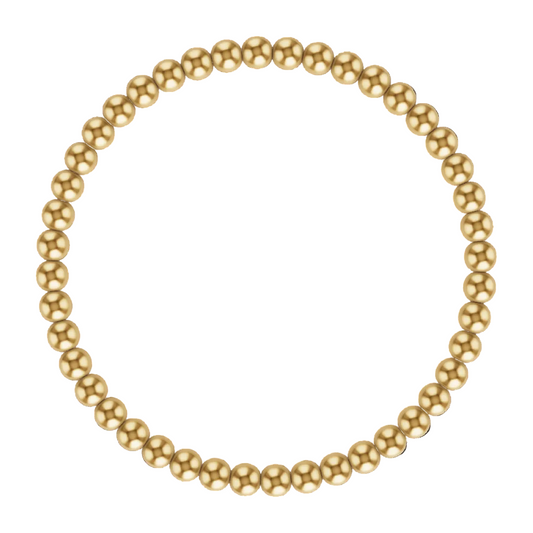4MM Gold Ball Bracelet