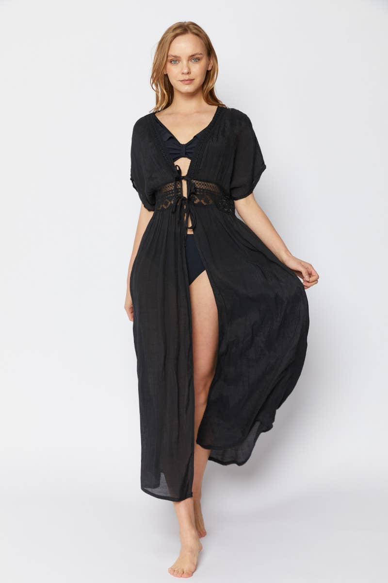 Swim cover up Long Caftan