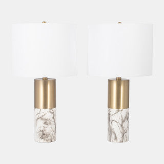 Sagebrook Accessories: Set of 2 Metal Lamps