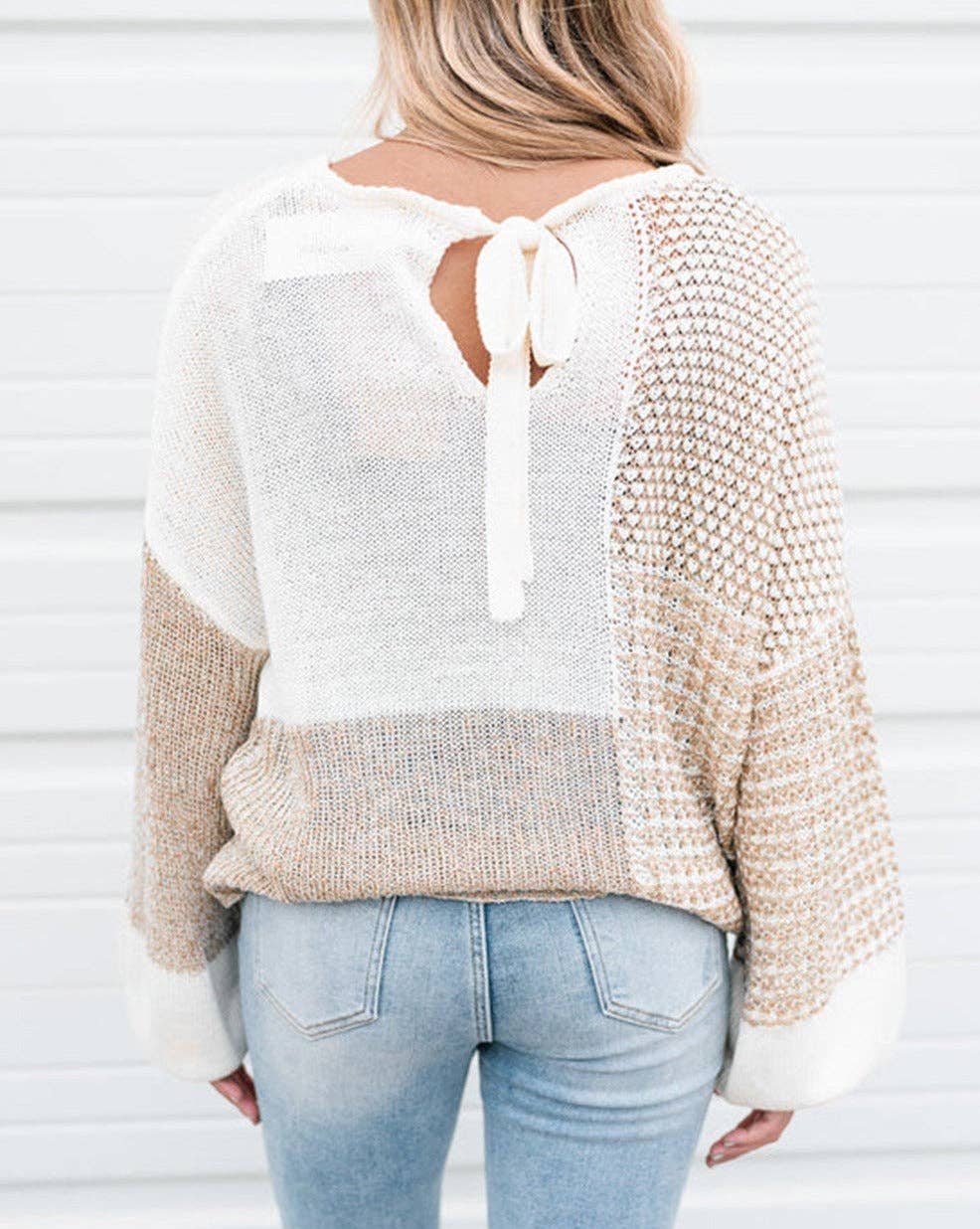 Knit Drop Shoulder Sweater