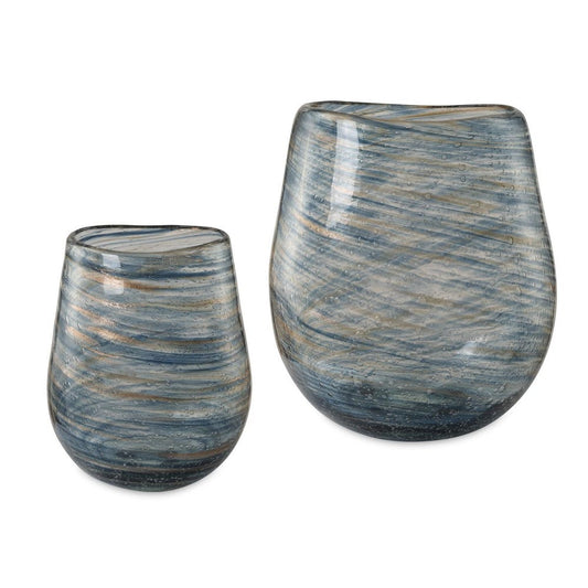 Aurora Swirl Vases