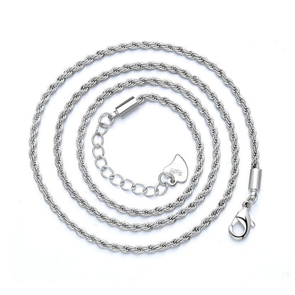 Italian Silver Rope Chain