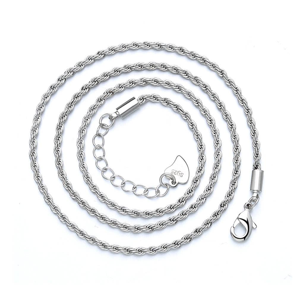 Italian Silver Rope Chain