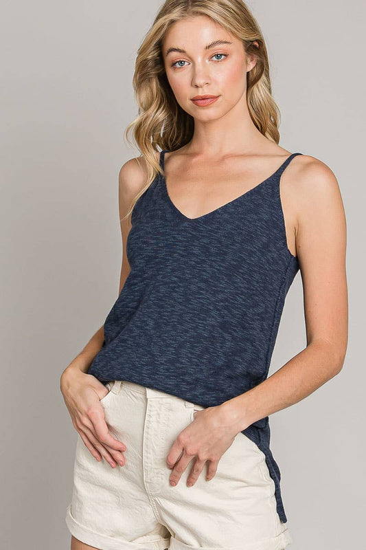 Slub Knit Sweater Tank