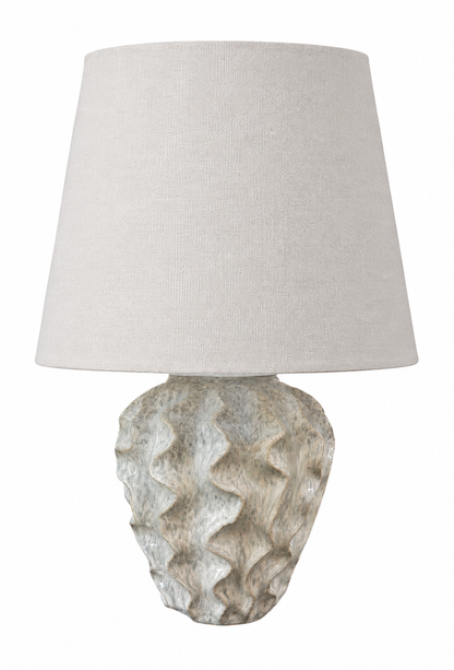 Light Blue Textured Table Lamp