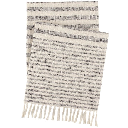 Black/Ivory Throw