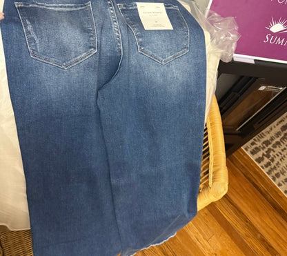 HIGH RISE WIDE LEG JEANS