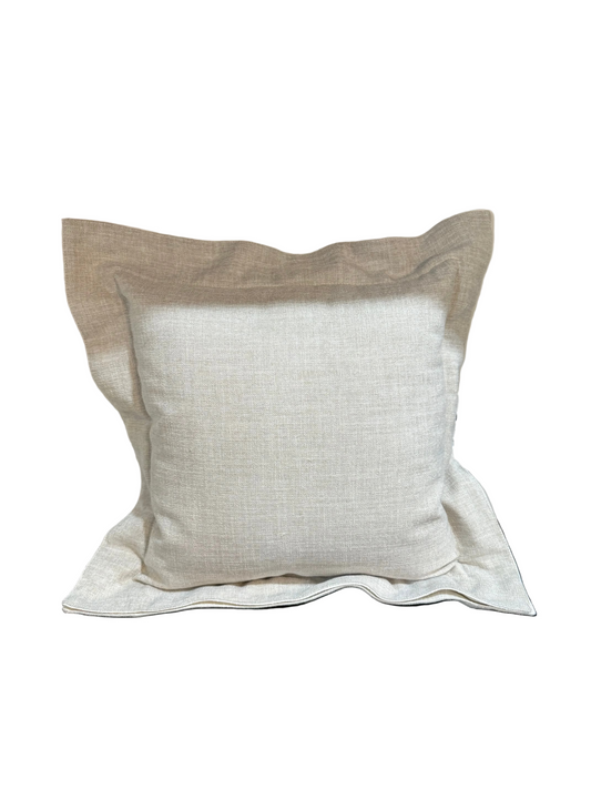 Pillows Flange Beige 20x20