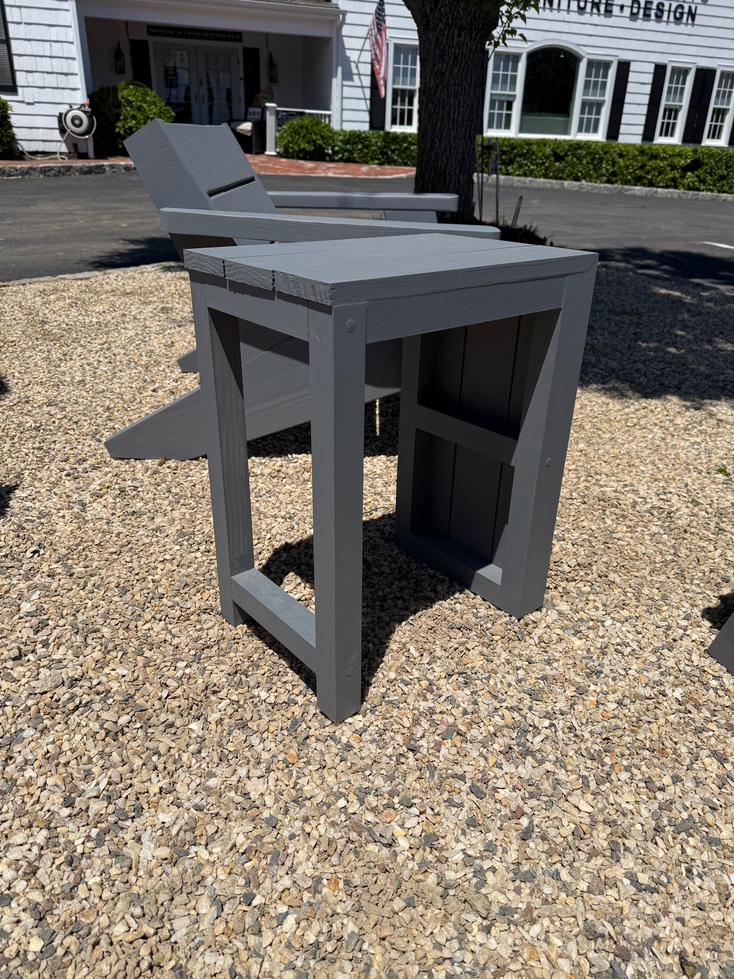 All Custom Woodworks Waterfall End Table