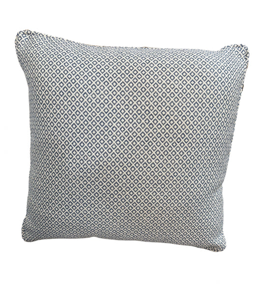 18 x 18 Blue & White Throw Pillow