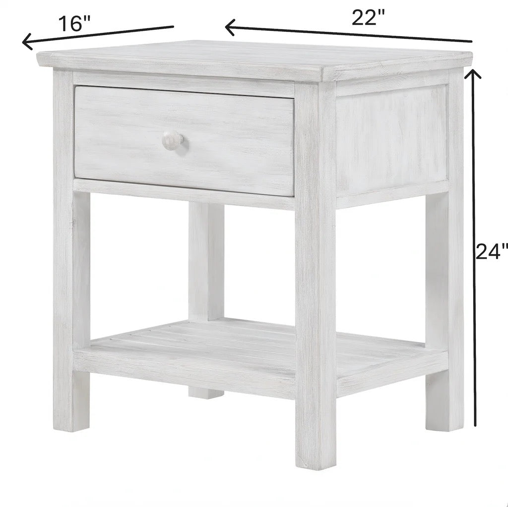Geneva 1 Drawer Nightstand
