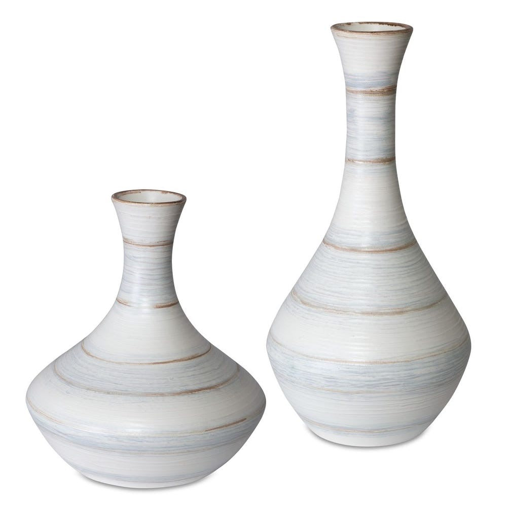 Potter Indoor-Outdoor Vases, S/2