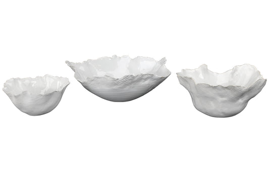 Fleur Ceramic Bowls (Set of 3)
