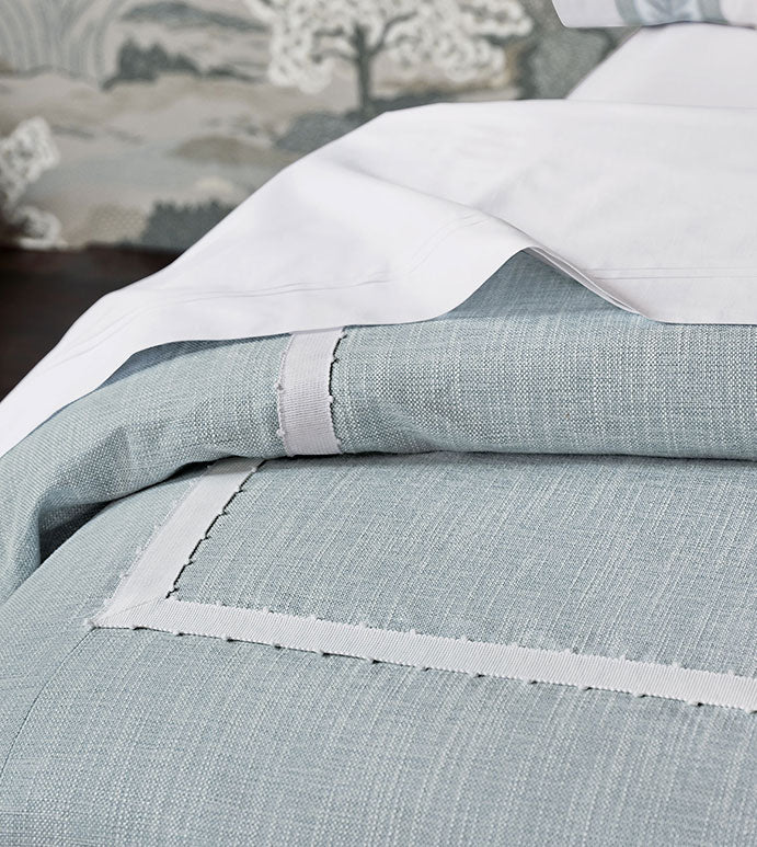 Amberlynn Mitered Picot Duvet Cover