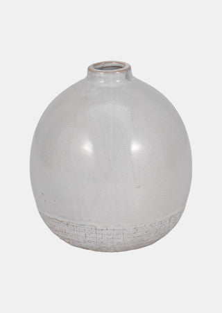 Sagebrook Accessories:6" Vase With Bottom Texture