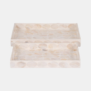 Sagebrook Accessories: Capiz Rectangle Tray