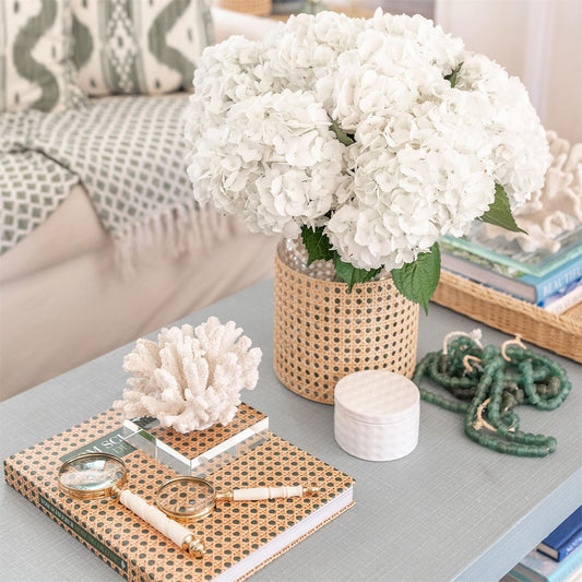 Two’s Company S/2 Cane Webbing Jars