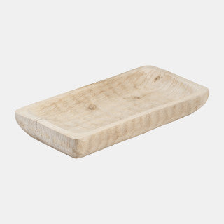 Sagebrook Accessories: Wood 16" Rectangle Tray Natural
