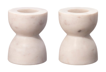 Petit Marble Candlesticks (Set of 2)