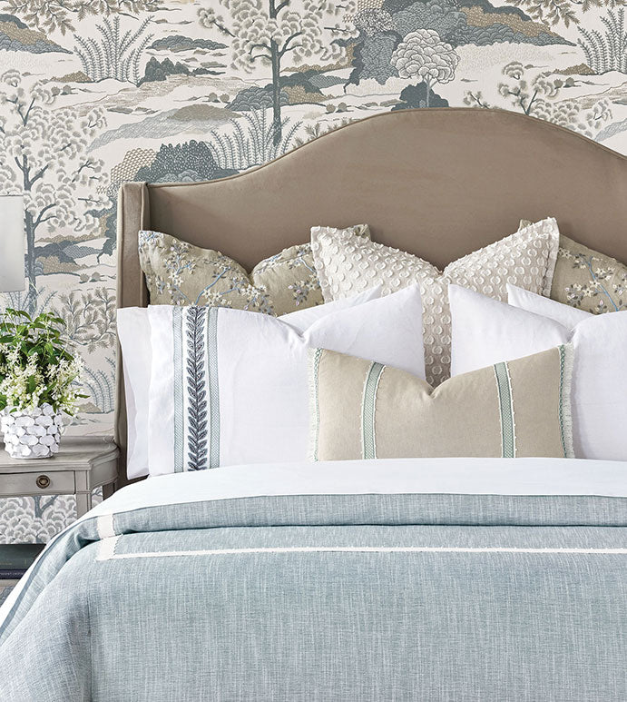 Amberlynn Mitered Picot Duvet Cover