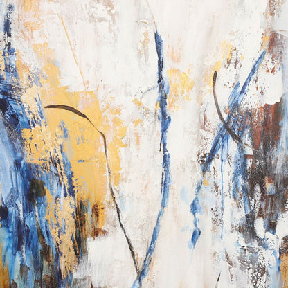 Sagebrook Accessories 74 X 50  Hand painted Abstract