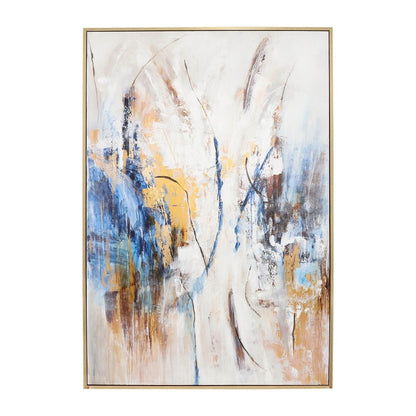 Sagebrook Accessories 74 X 50  Hand painted Abstract