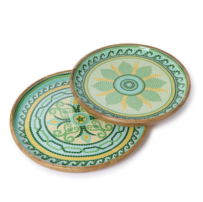 Garden View Set of 2 Hand-Crafted