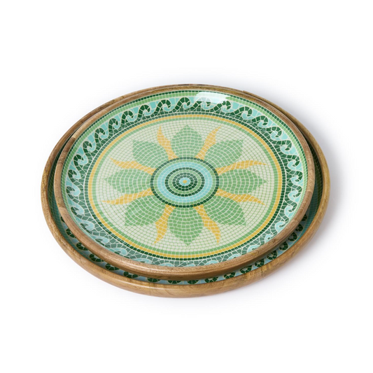 Garden View Set of 2 Hand-Crafted