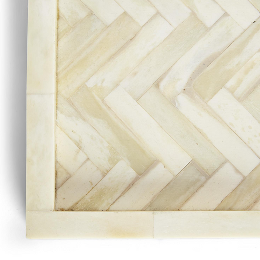 Beaumont Tray -Bone/Brass/MDF