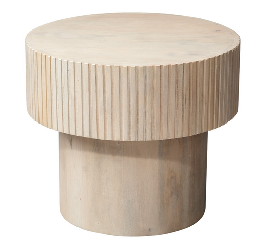 Notch Round Side Table