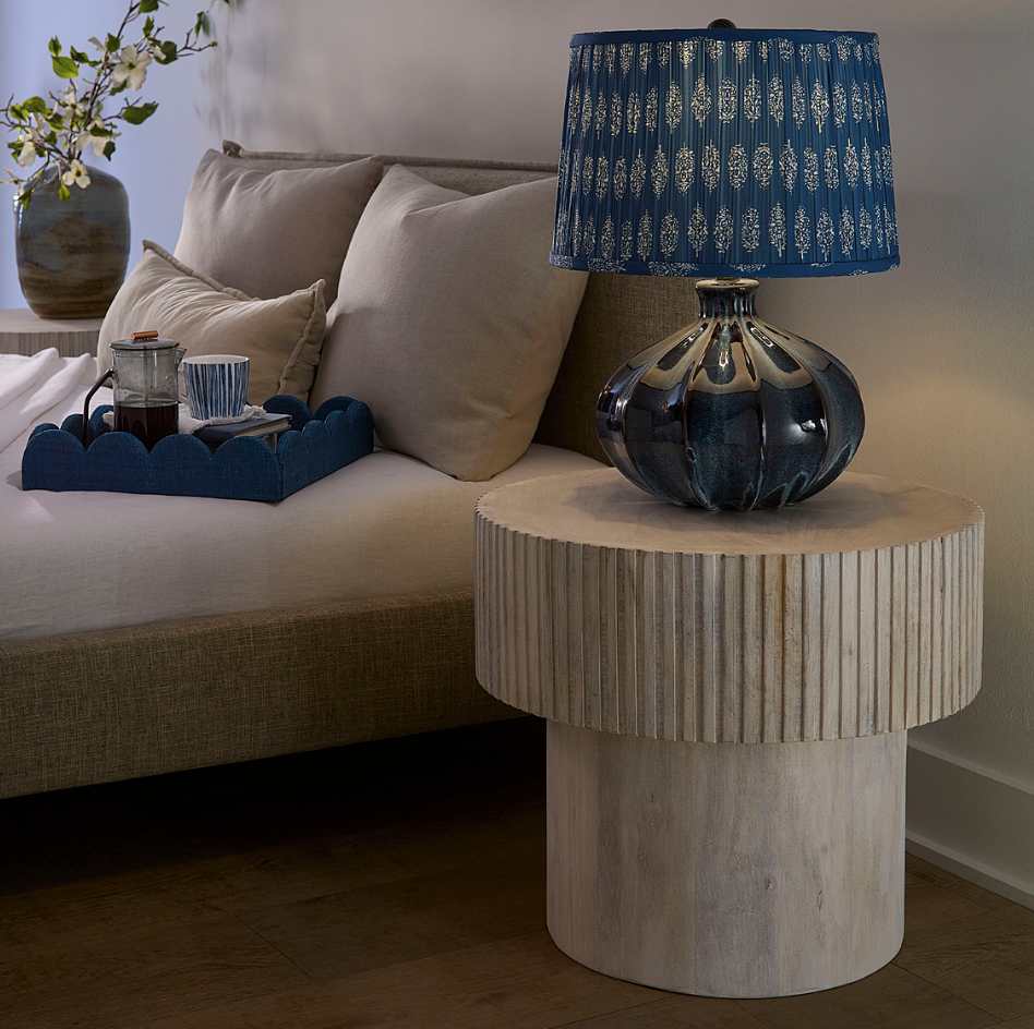 Notch Round Side Table