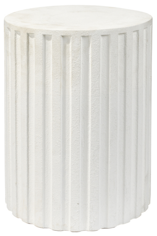Fluted Column Side Table -ST