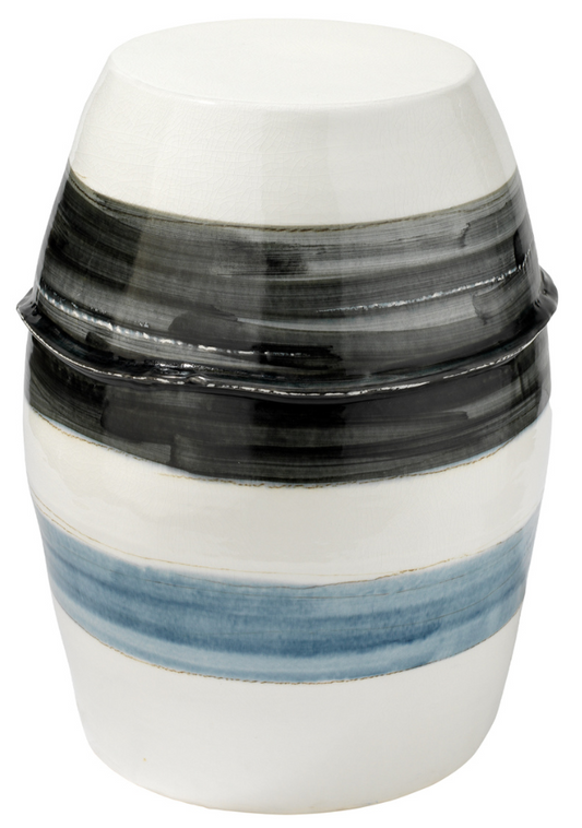 Horizon Striped Side Table