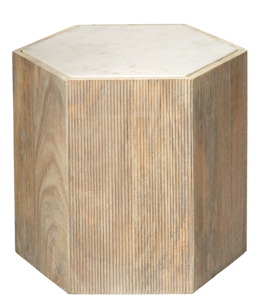 Argan Hexagon Table, Large