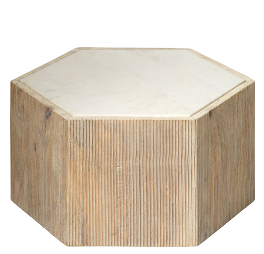 Argan Hexagon Table, Small