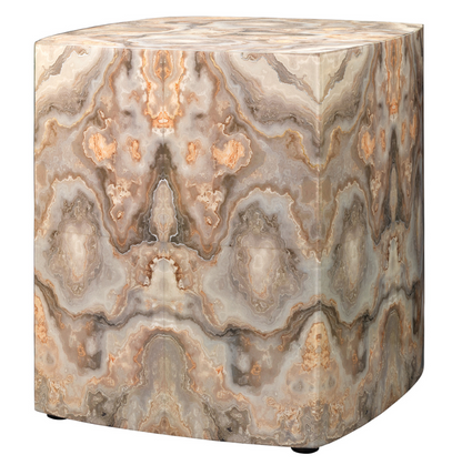 Ink Blot Curved Side Table