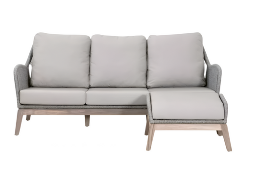 Essentials For Living Loom Outdoor 79" Sofa & Footstool
